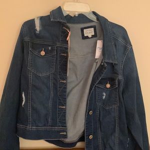 Distressed Jean Jacket